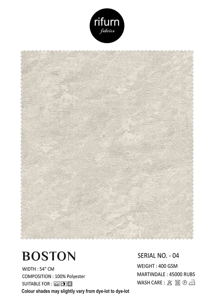 Rifurn Boston fabric card, shade SR 04