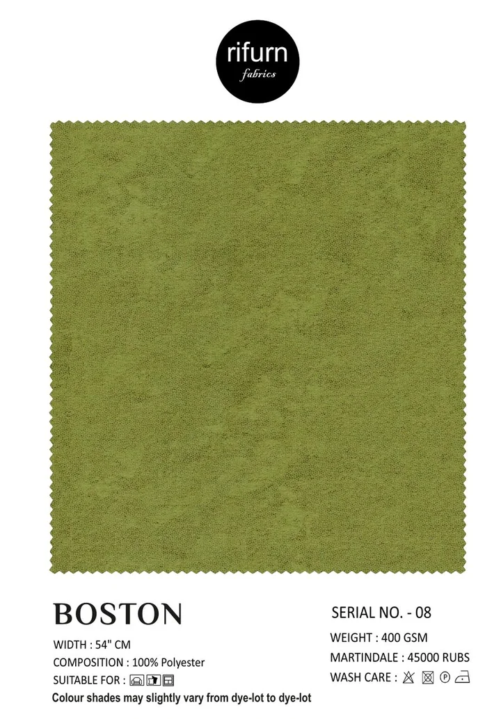 Rifurn Boston fabric card, shade SR 08