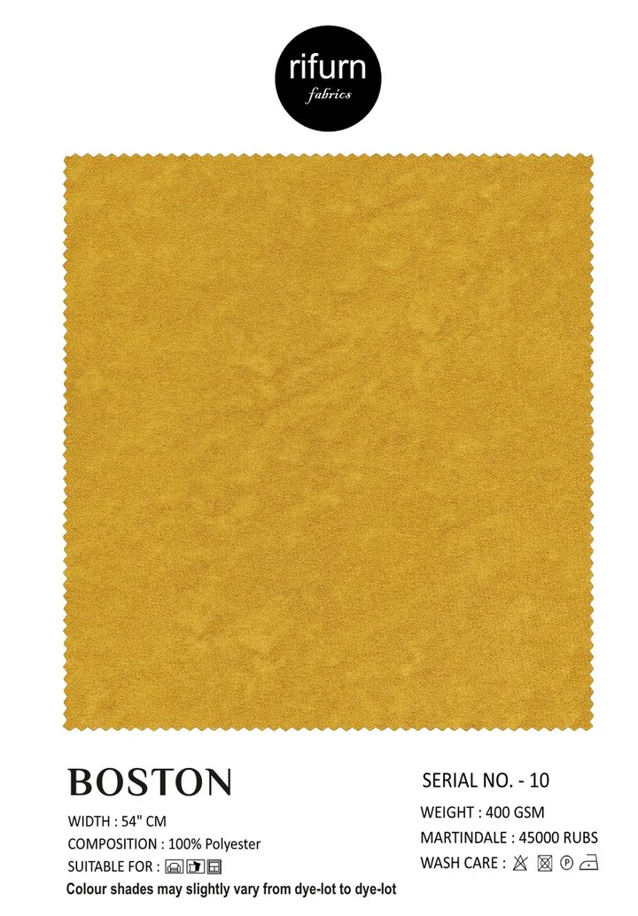 Rifurn Boston fabric card, shade SR 10