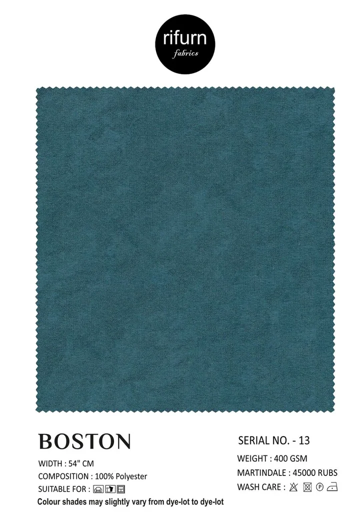Rifurn Boston fabric card, shade SR 13