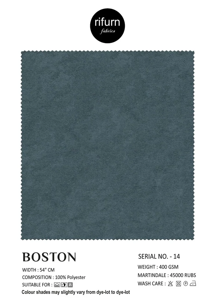 Rifurn Boston fabric card, shade SR 14