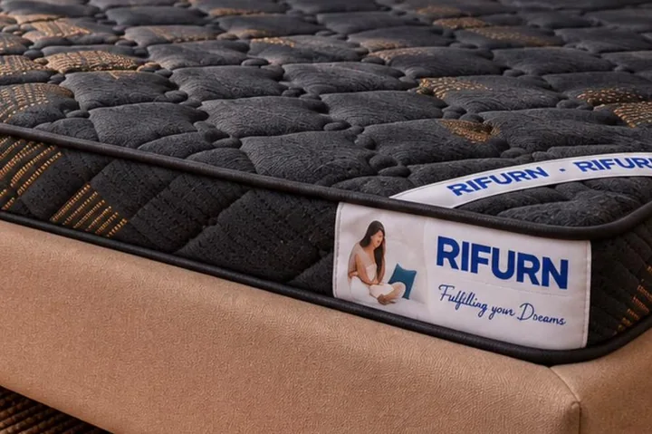 Rifurn Ortho mattress, label close-up