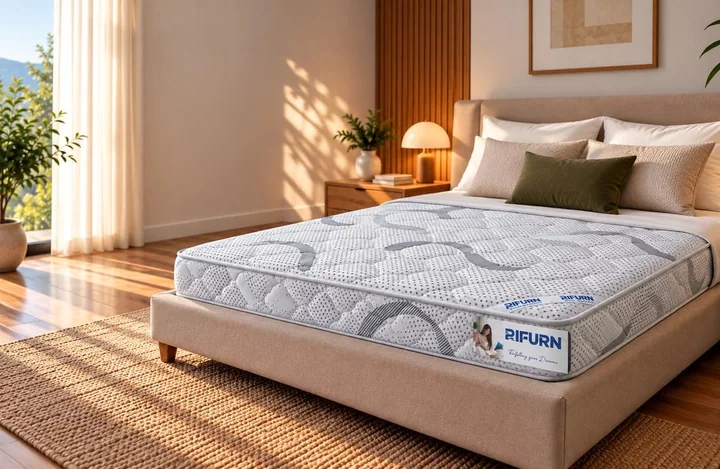Rifurn Ortho Comfort mattress, in a bedroom