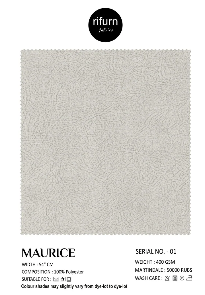 Rifurn Maurice fabric card, shade SR 01