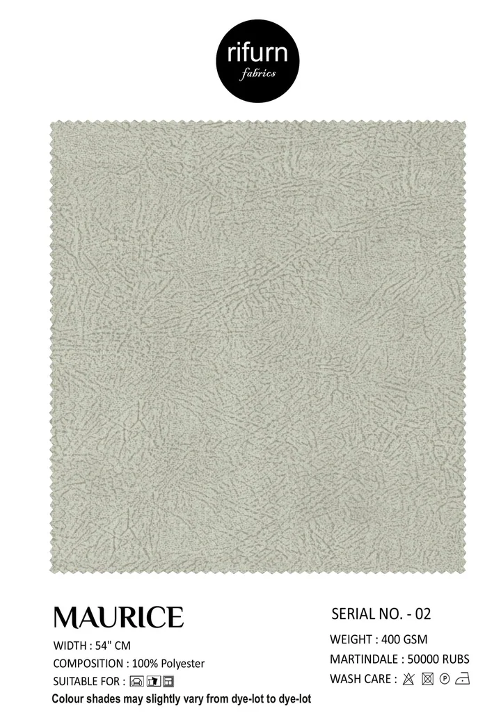 Rifurn Maurice fabric card, shade SR 02