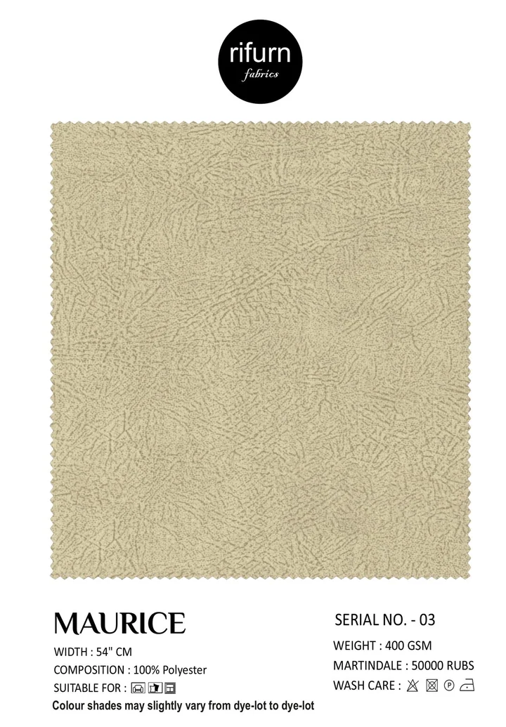 Rifurn Maurice fabric card, shade SR 03