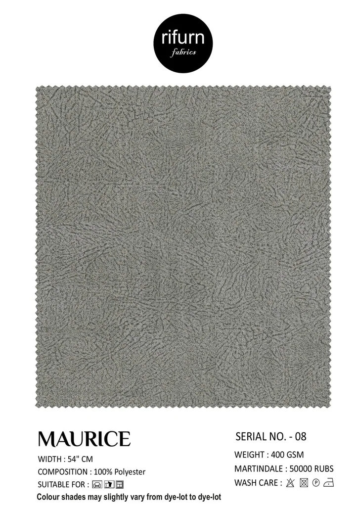 Rifurn Maurice fabric card, shade SR 08