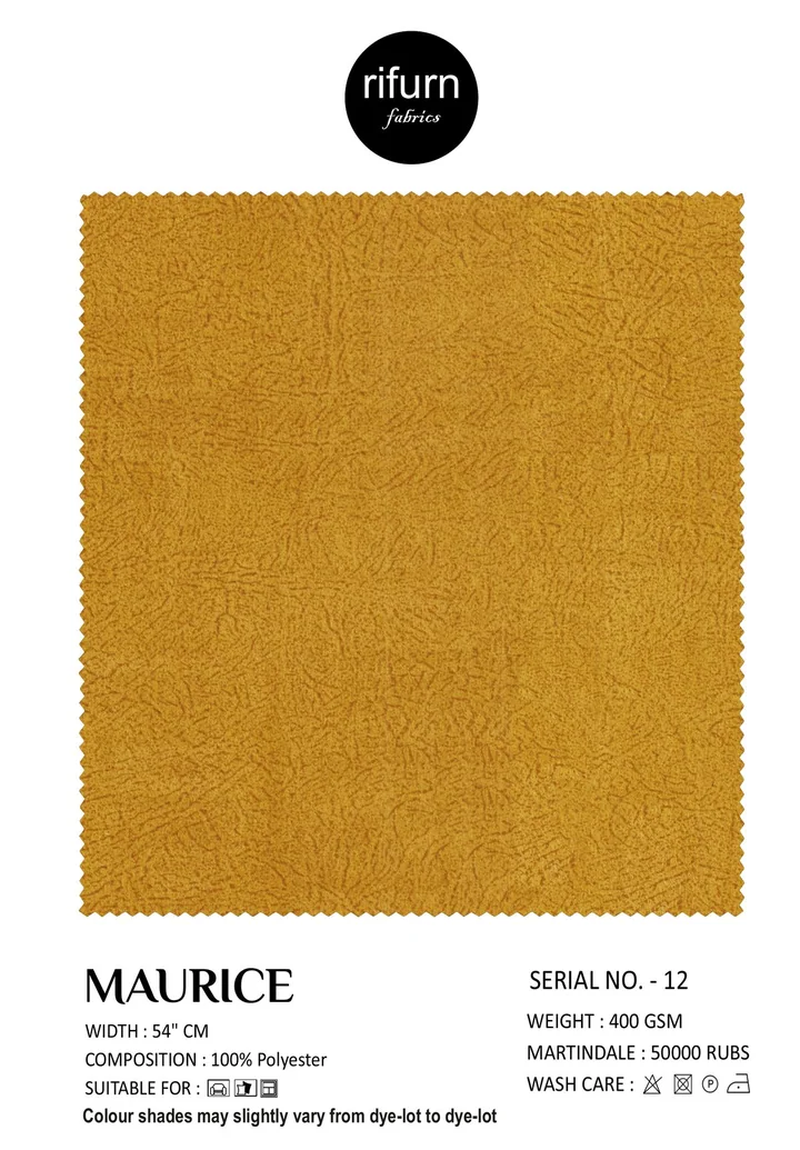 Rifurn Maurice fabric card, shade SR 12
