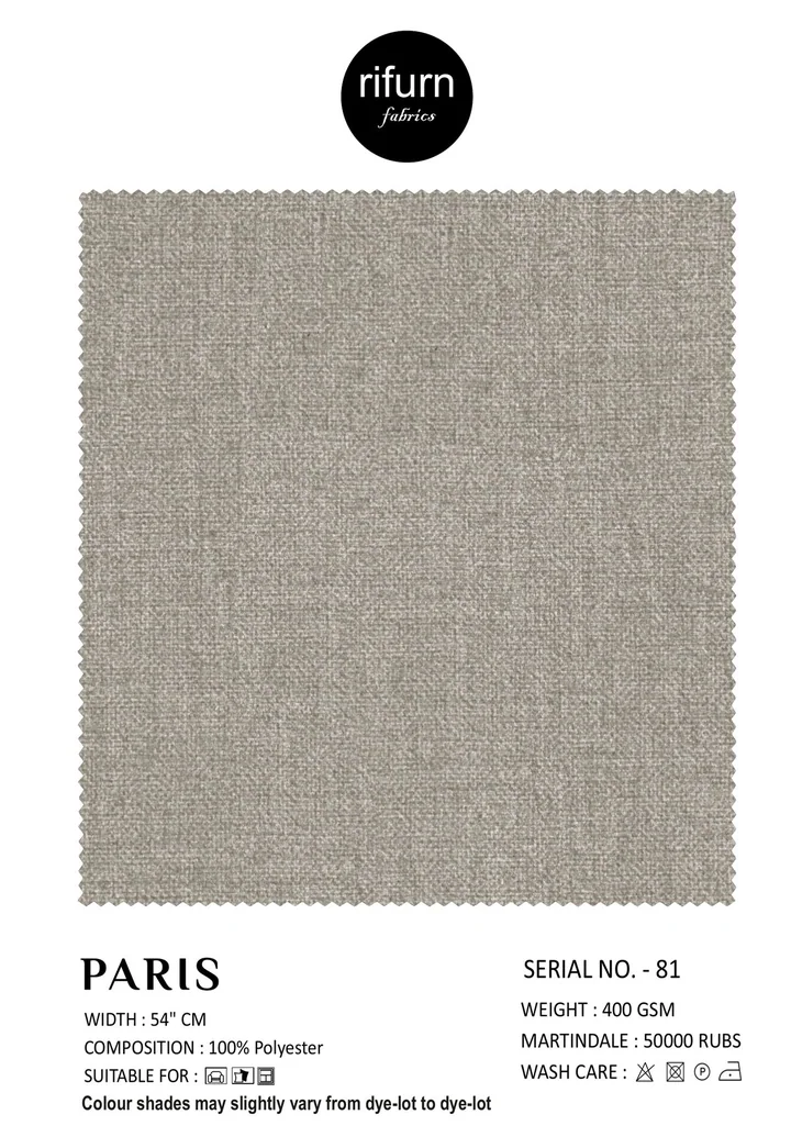 Rifurn Paris fabric card, shade SR 81