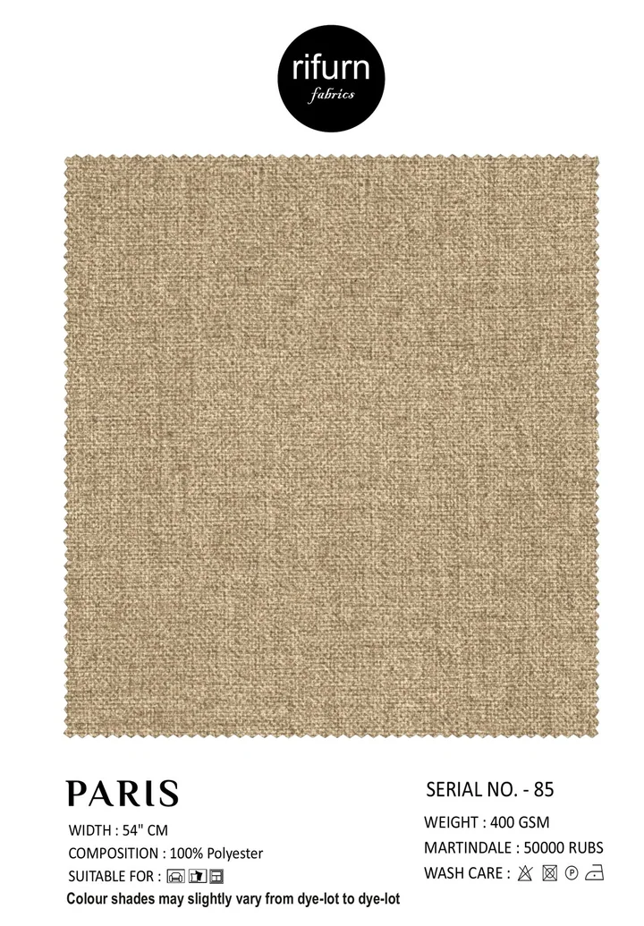 Rifurn Paris fabric card, shade SR 85