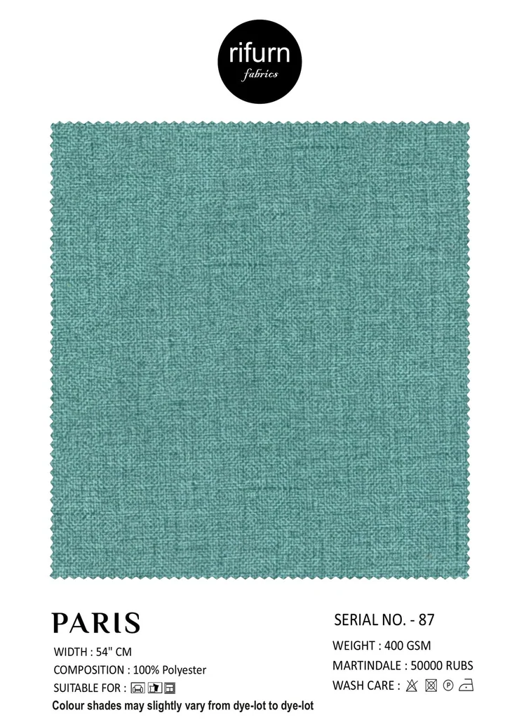 Rifurn Paris fabric card, shade SR 87