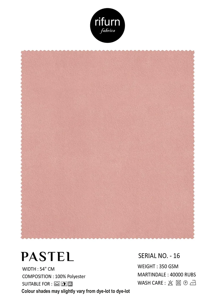 Rifurn Pastel fabric card, shade SR 16