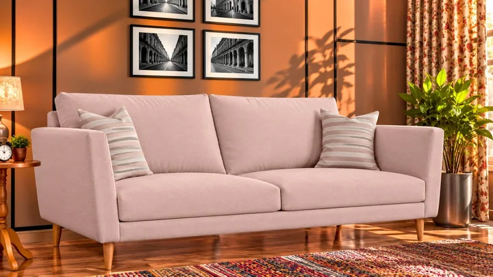Pastel SR 16 on a sofa