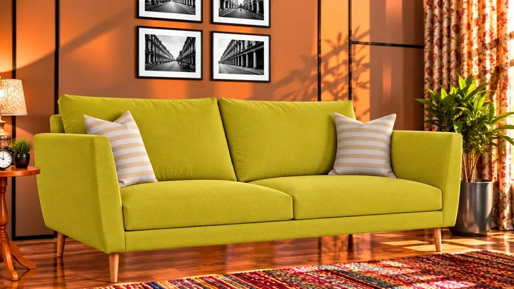 Pastel SR 24 on a sofa