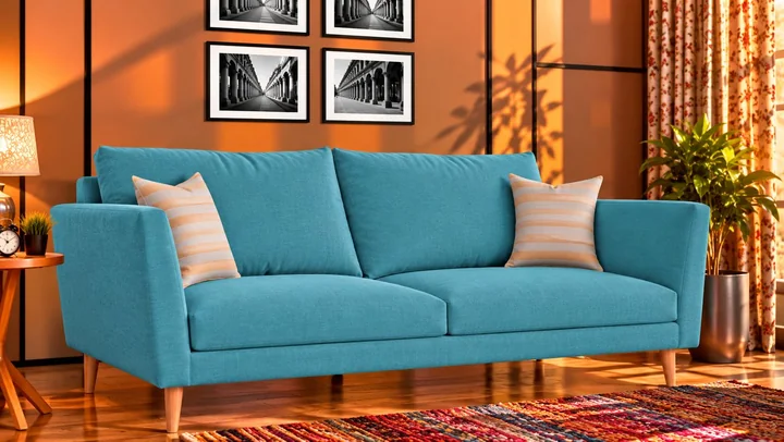 Pastel SR 35 on a sofa