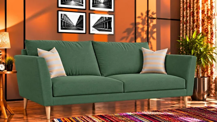 Pastel SR 38 on a sofa
