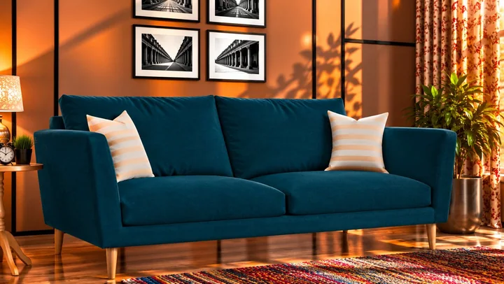 Pastel SR 43 on a sofa