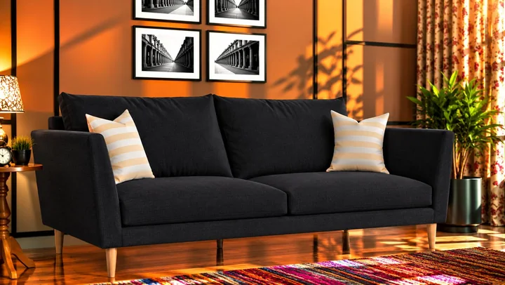 Pastel SR 45 on a sofa