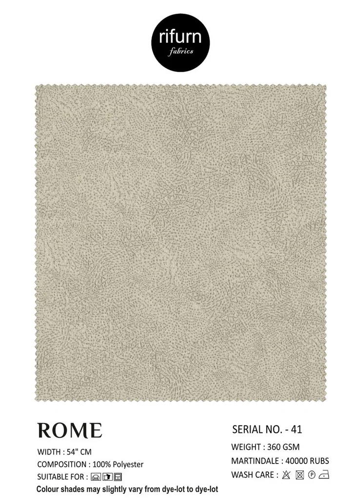 Rifurn Rome fabric card, shade SR 41