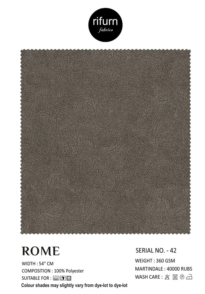 Rifurn Rome fabric card, shade SR 42