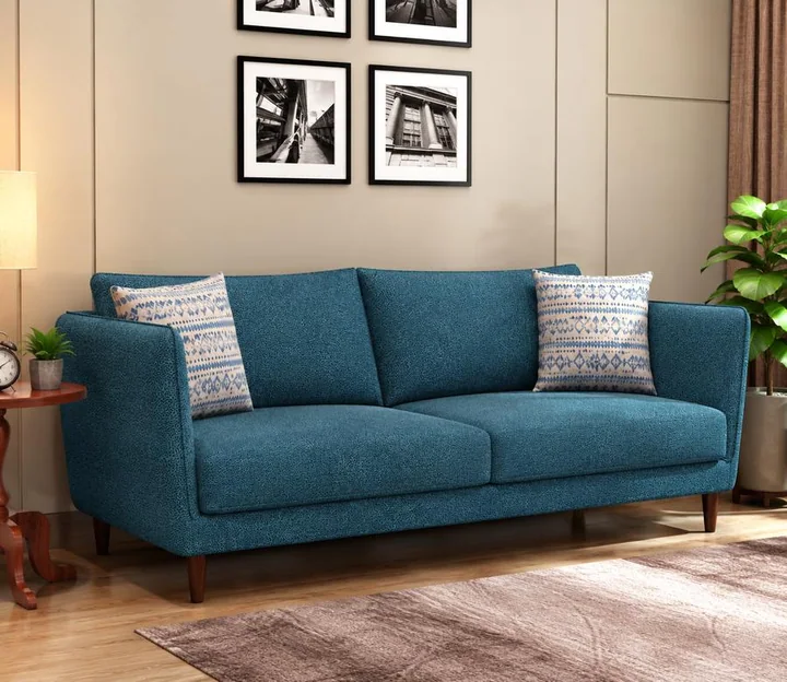 Rifurn Rome sofa fabric on a sofa
