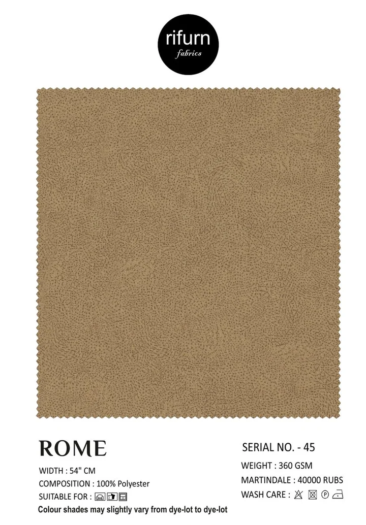 Rifurn Rome fabric card, shade SR 45