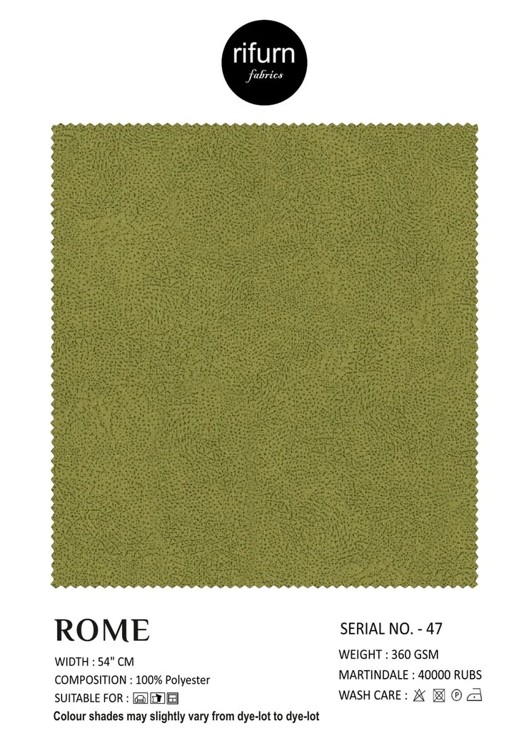Rifurn Rome fabric card, shade SR 47