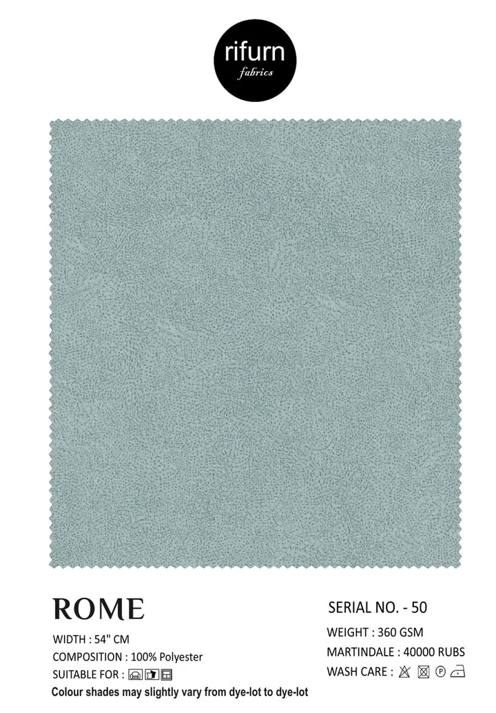 Rifurn Rome fabric card, shade SR 50