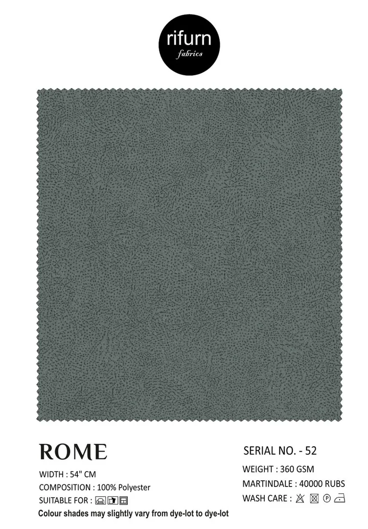 Rifurn Rome fabric card, shade SR 52