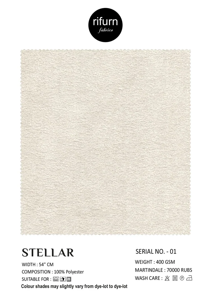 Rifurn Stellar fabric card, shade SR 01