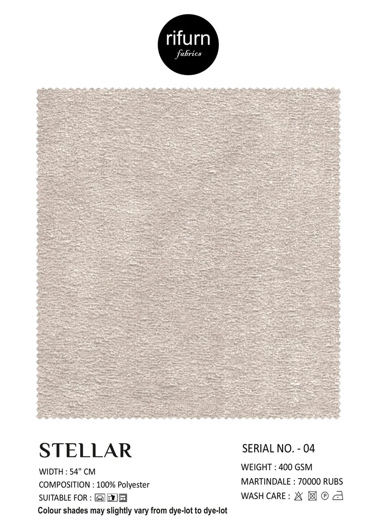 Rifurn Stellar fabric card, shade SR 04