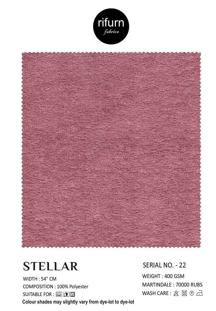 Rifurn Stellar fabric card, shade SR 22